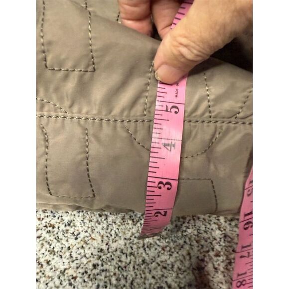Marc by Marc Jacobs Taupe Quilted Nylon Tote Bag Large Women's Casual - Picture 8 of 10